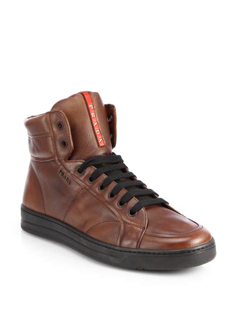 prada sneaker braun|Prada sneakers for men.